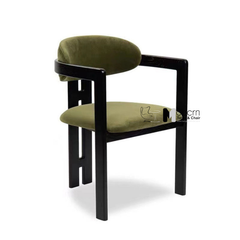 Ghế tiếp khách khung gỗ có tay vịn PALO 12-F