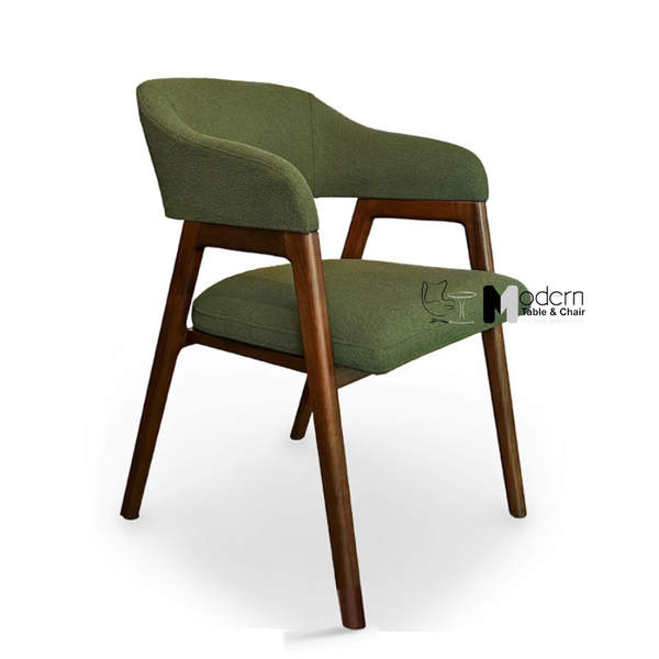 Ghế ăn nệm vải khung gỗ ASH ABIO 12-F