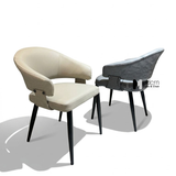 Ghế nhà hàng nệm da PU có tay vịn CN16004-P
