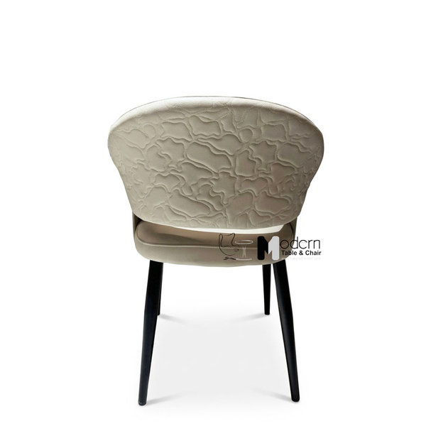 Ghế nhà hàng nệm da PU có tay vịn CN16004-P