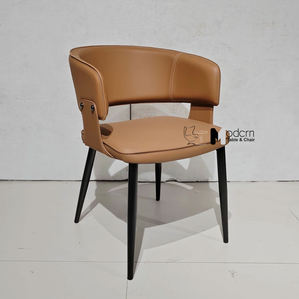Ghế phòng ăn có tay nệm da cao cấp CN23001-P