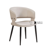 Ghế phòng ăn có tay nệm da cao cấp CN23001-P