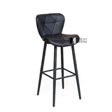 Ghế đảo bếp chân sắt có lưng tựa CB03001-P