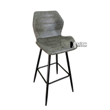 Ghế bar lưng cao chân cố định sơn đen CBF23001A-P