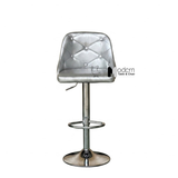 Ghế quầy bar nệm PU màu xám bạc CB03002-P