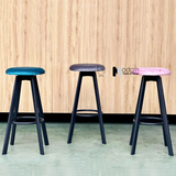 Ghế bar nệm tròn xoay chân cố định CB TOYO-P