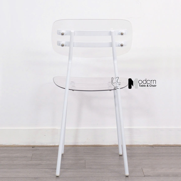 Ghế cafe fastfood thân nhựa chân sắt CC01003-PC