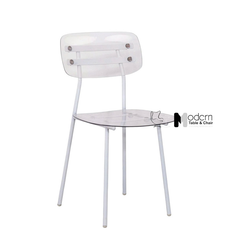 Ghế cafe fastfood thân nhựa chân sắt CC01003-PC