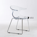 Ghế cafe thân nhựa trong suốt CC01001-PC