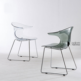 Ghế cafe thân nhựa trong suốt CC01001-PC