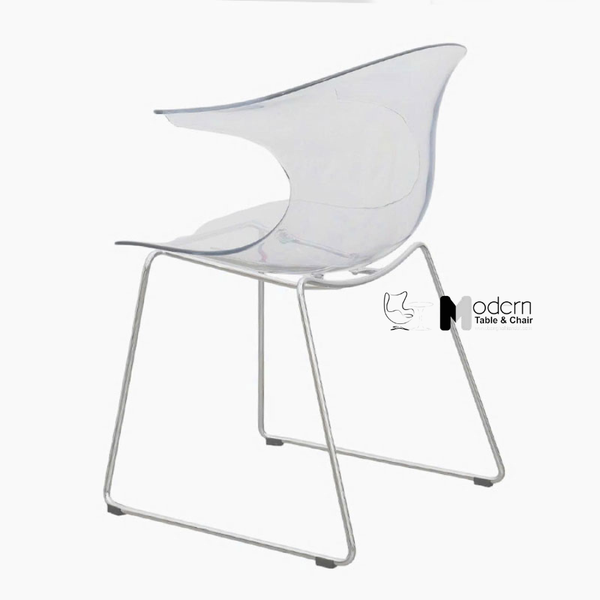 Ghế cafe thân nhựa trong suốt CC01001-PC