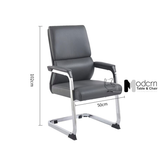 Ghế tiếp khách chân quỳ lưng trung CV4609-P