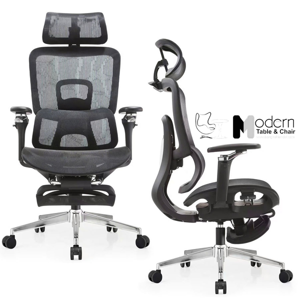 Ghế văn phòng công thái học có gác chân CR4335-M