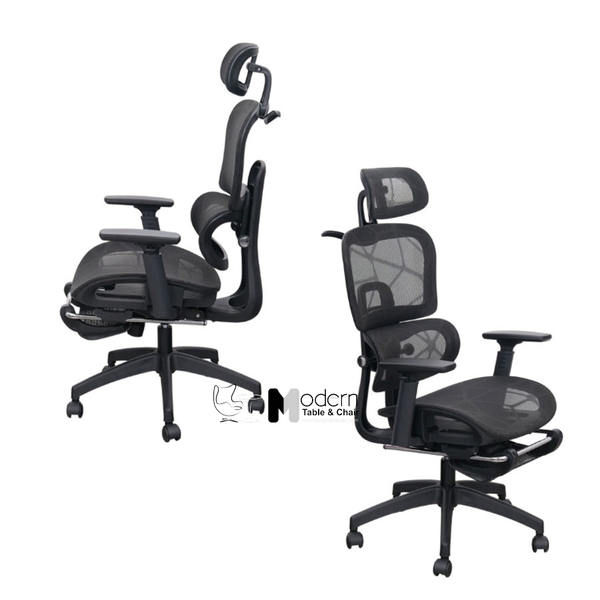 Ghế công thái học lưng lưới nệm lưới CR4337-M