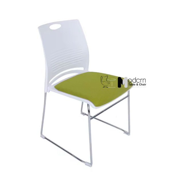 Ghế tiếp khách lưng nhựa nệm vải nhiều màu CC07002-M