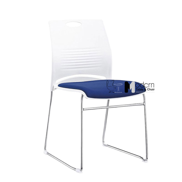 Ghế tiếp khách lưng nhựa nệm vải nhiều màu CC07002-M