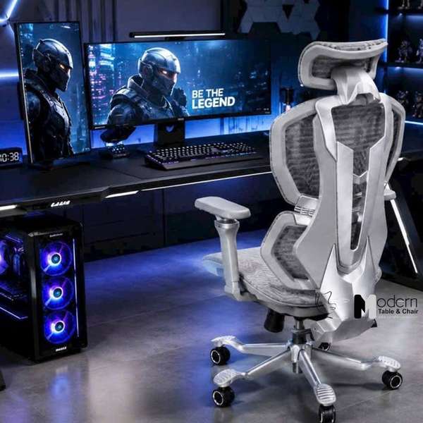 Ghế gaming công thái học màu xám CG01001-2M