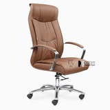Ghế làm việc tại nhà nệm da lưng cao CM080005-P