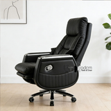 Ghế làm việc nệm da lưng cao có gác chân CR06003-P