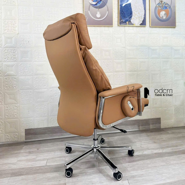 Ghế giám đốc nệm dày có gác chân CR07002-P