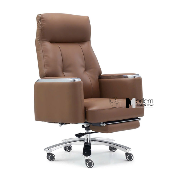 Ghế xoay giám đốc nệm dày có gác chân CR06002-P