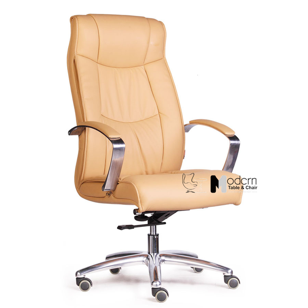 Ghế làm việc tại nhà nệm da lưng cao CM080005-P