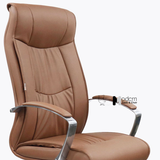 Ghế làm việc tại nhà nệm da lưng cao CM080005-P