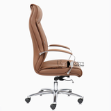 Ghế làm việc tại nhà nệm da lưng cao CM080005-P