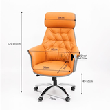 Ghế xoay giám đốc nệm da thật cao cấp CM01001-L
