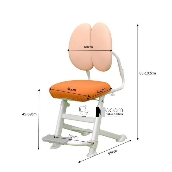 Ghế lưới học sinh tựa lưng đôi CT01002-M