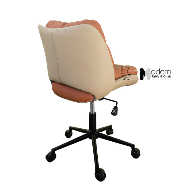 Ghế phòng họp chân xoay nệm da 2 màu hiện đại CE23001-P