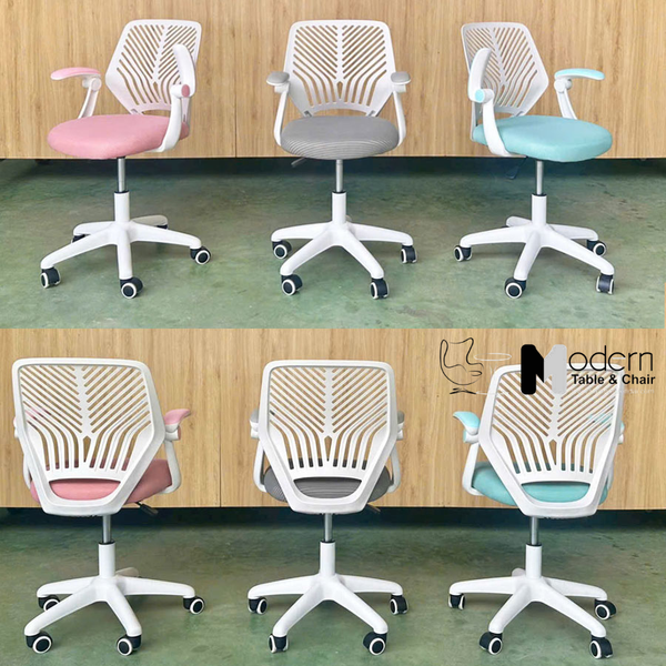 Ghế học bài lưng nhựa, nệm vải nhiều màu CE1037-2M