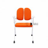 Ghế đào tạo xếp gọn nệm vải màu cam CT01003-2F