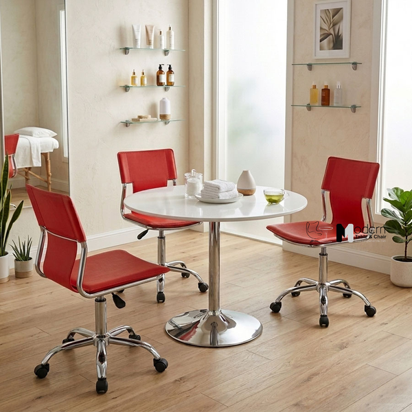 Ghế nhân viên tư vấn chân xoay có bánh xe CB2241-2P