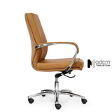 Ghế làm việc lưng trung nệm dày CE08001-P