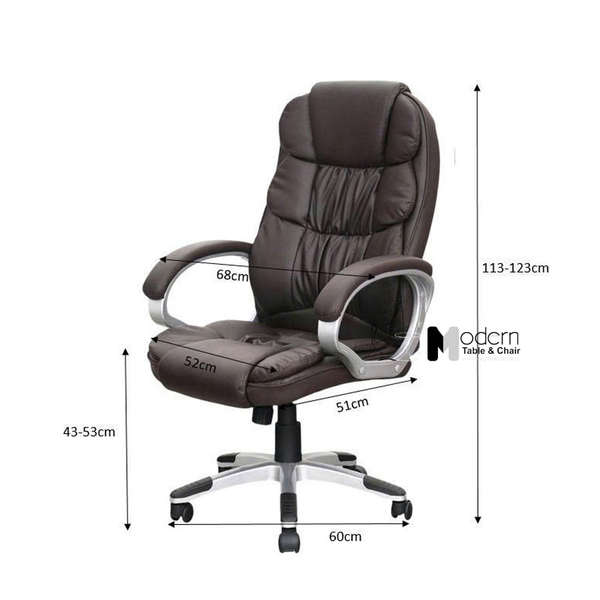 Ghế trưởng phòng nệm da lưng cao CM01001-P