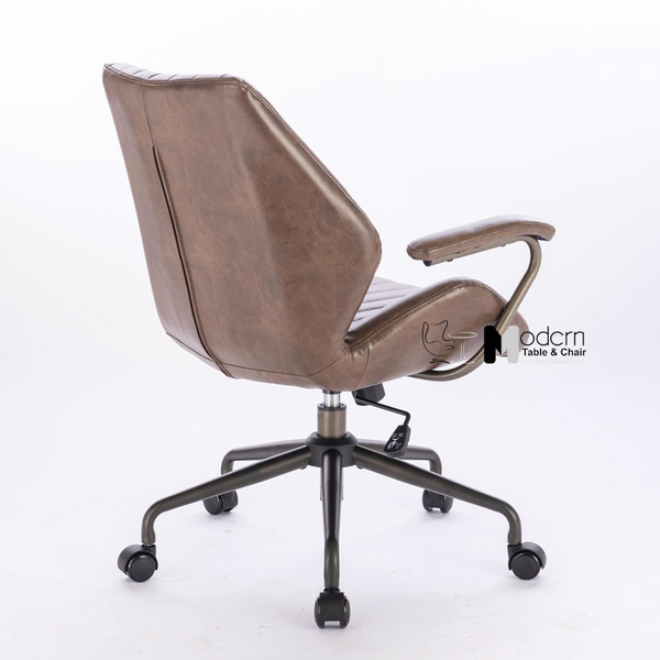 Ghế xoay nhân viên nệm PVC hiện đại CE1031-P