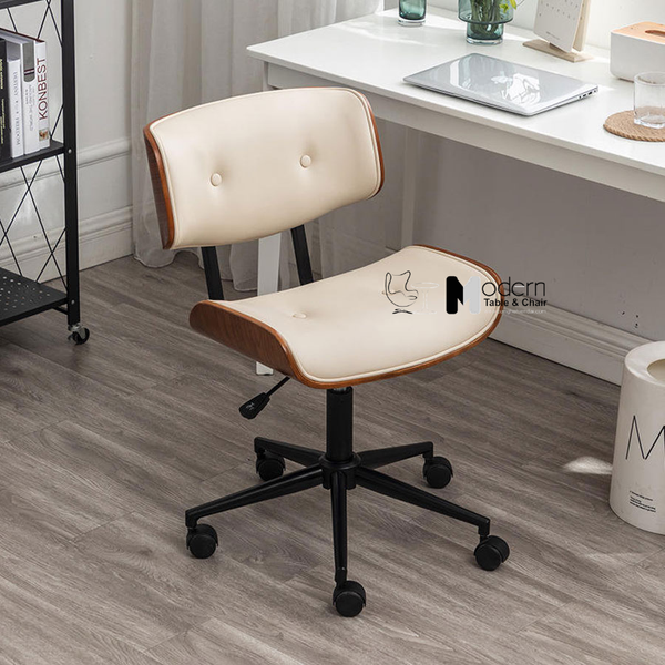 Ghế xoay làm việc nhỏ gọn khung polywood CE27003-P