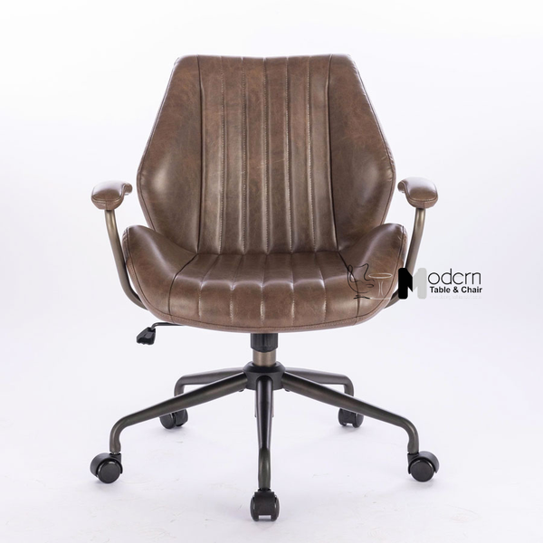 Ghế xoay nhân viên nệm PVC hiện đại CE1031-P