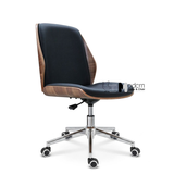 Ghế nhân viên nệm da khung gỗ nhựa CE27004-P