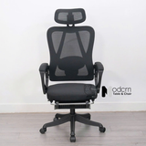 Ghế văn phòng ngả lưng gác chân có móc treo CR4336-M