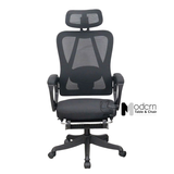 Ghế văn phòng ngả lưng gác chân có móc treo CR4336-M