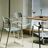 Ghế cafe ngoài trời khung hợp kim nhôm cao cấp CC07001-A