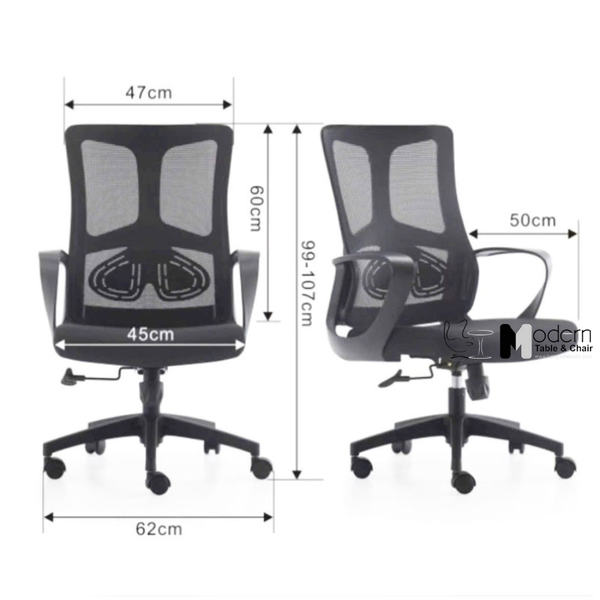 Ghế nhân viên văn phòng lưng trung CE07001-M