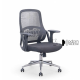 Ghế xoay làm việc lưng lưới nệm vải CE4561-M