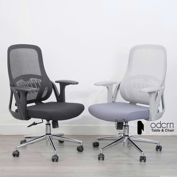 Ghế xoay làm việc lưng lưới nệm vải CE4561-M