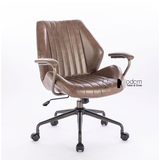 Ghế xoay nhân viên nệm PVC hiện đại CE1031-P