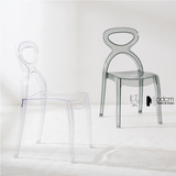 Ghế nhà hàng tiệc cưới trong suốt xếp chồng được CC01002-PC