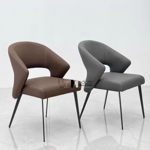 Ghế tiếp khách nệm da dày hiện đại CN23002-P