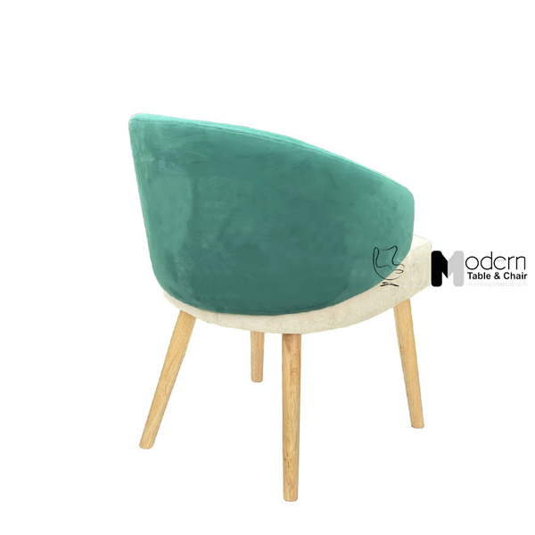 Ghế nhà hàng khung gỗ nệm vải LUCAS-F